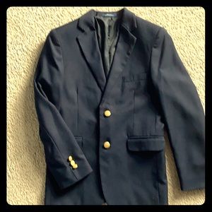Boys size 12 navy classic blazer